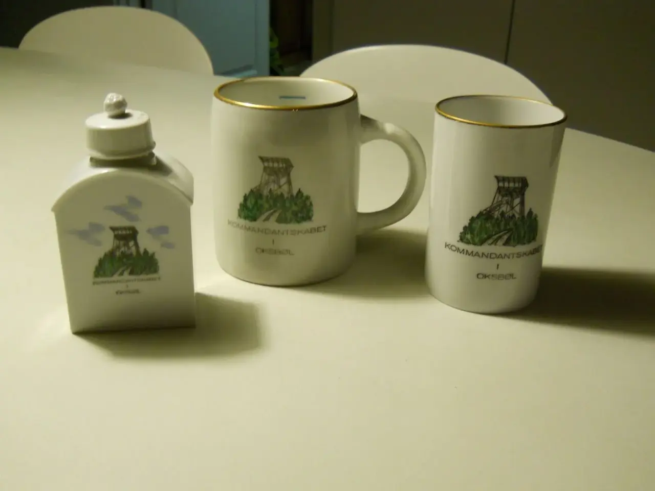 Billede 1 - Glas ting Håndmalet