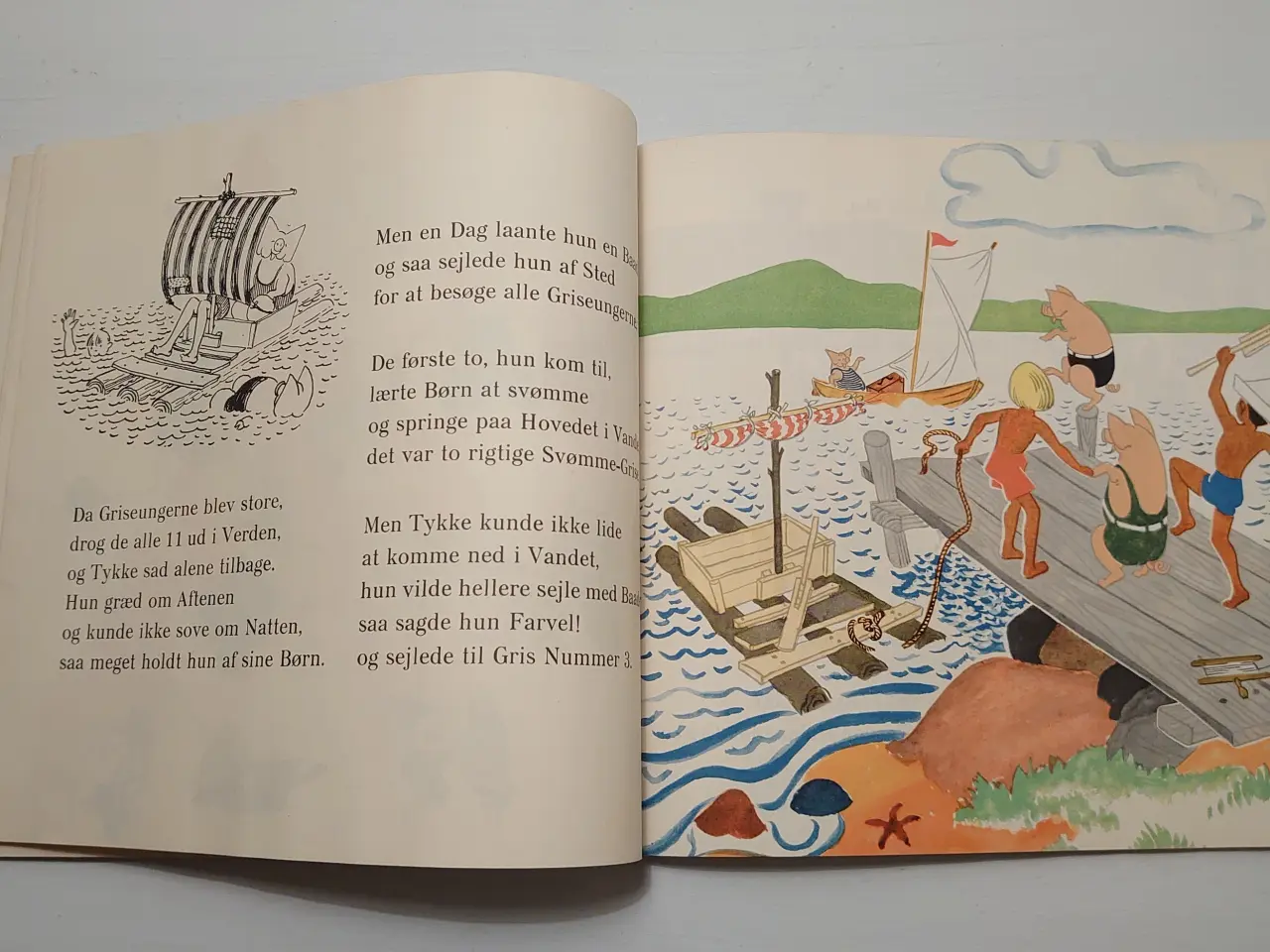 Billede 4 - J. Bitsch: De 11 smaa Grise. ill. Wangensten.1946