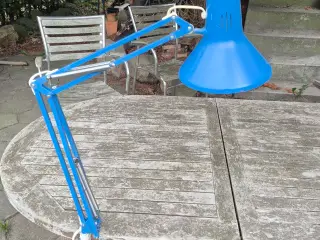 Luxo arkitektlampe i sjælden blå farve