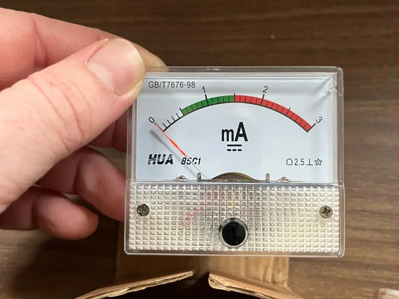 Billede 4 - HUA 85C1-AV Analog Panel Ammeter | 0-3mA DC Meter