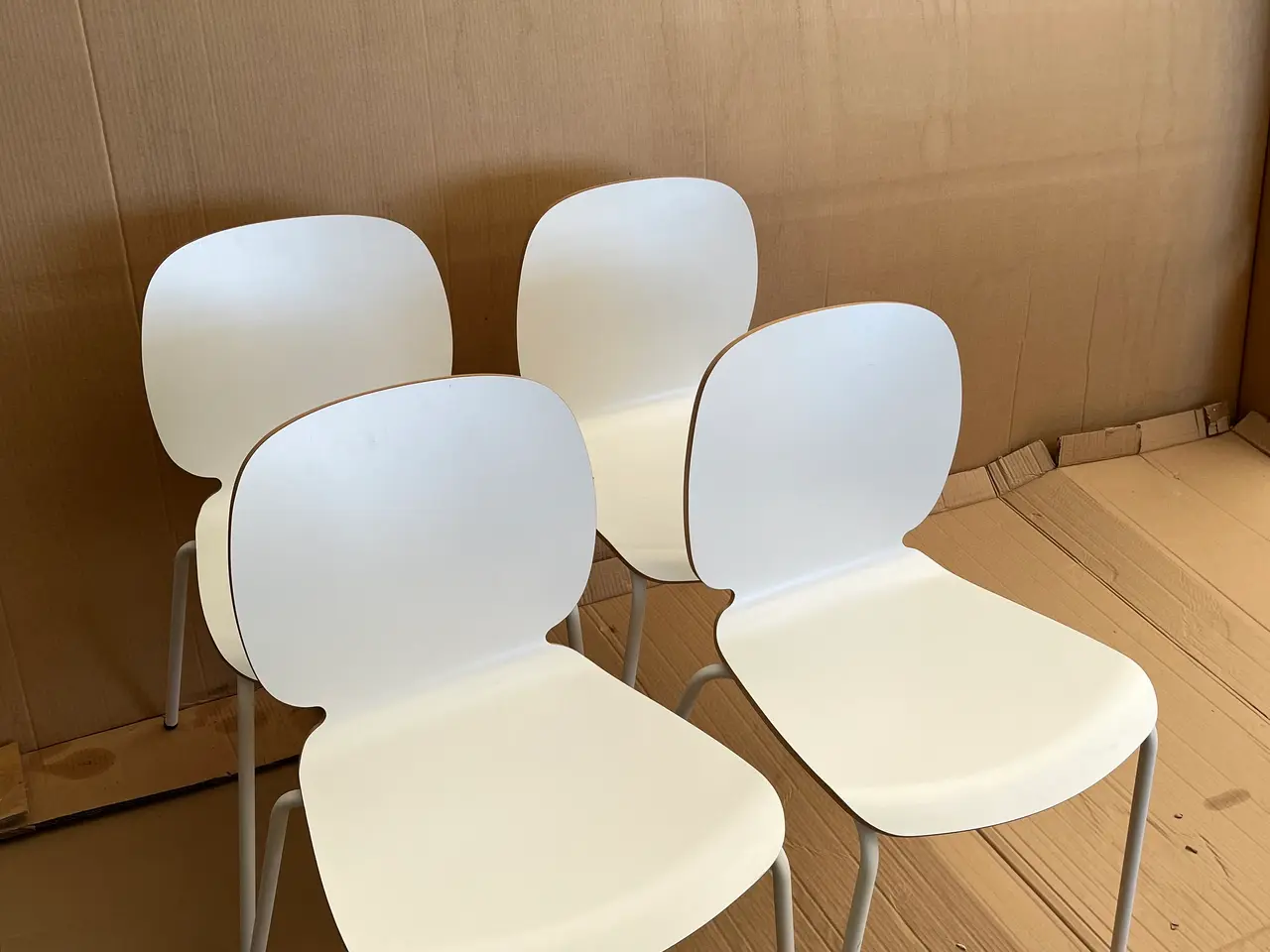 Billede 2 - 4 spisebords stole i træ. IKEA Samlet pris for 4