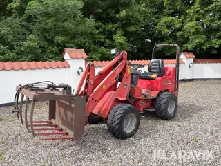 Minilæsser Schäffer 2022 med redskab og skovl pakke