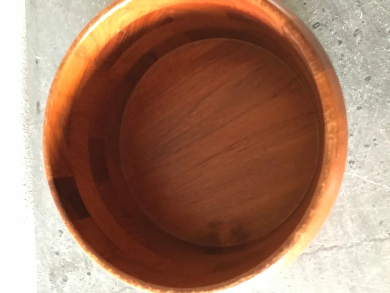 Billede 3 - Stor retro teak skål