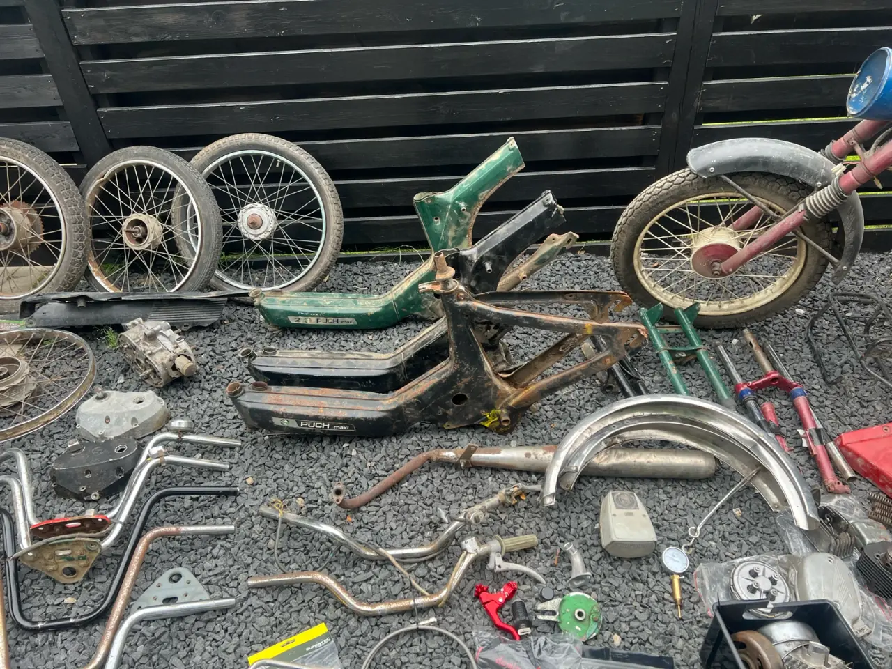 Billede 4 - Puch vz50 - 3 danske Puch maxi stel + dele