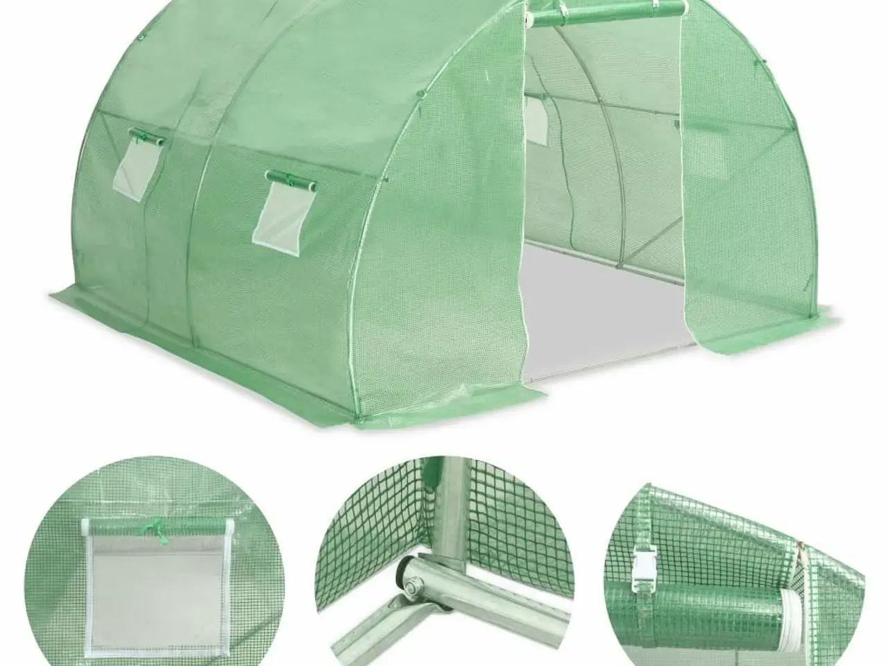 Billede 2 - Drivhus 9 m² - 300 x 300 x 200 cm