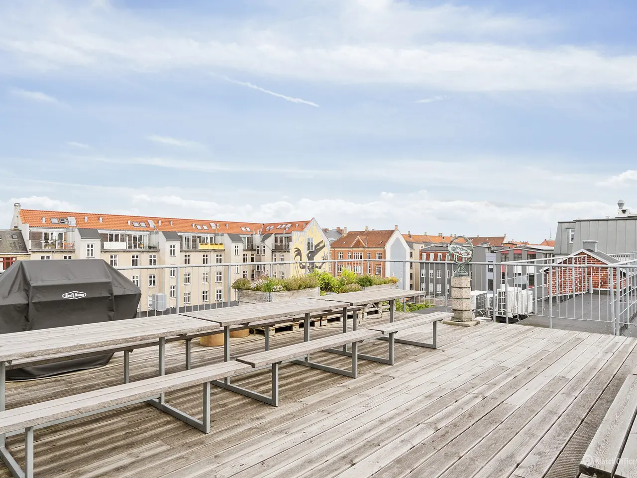 Billede 6 - Fleksible kontorrammer i karakterfuld ejendom med ventilation - adgang til fælles kantine og tagterrasse