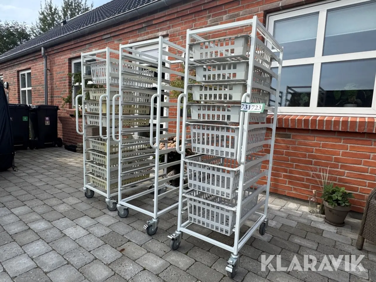 Billede 1 - Tårnevogne - Rullevogne FOHO 11251 3 styks - med bakker