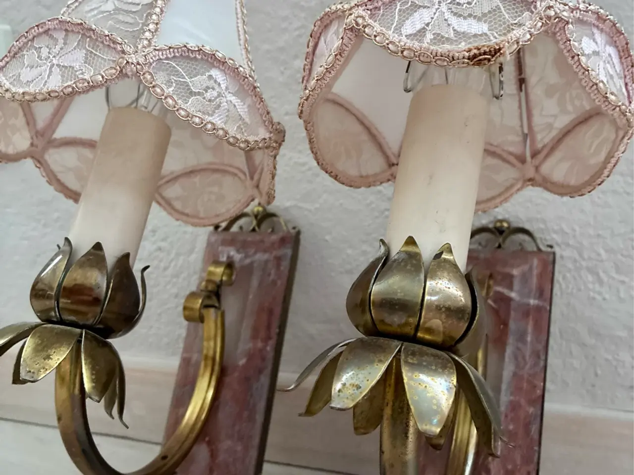 Billede 10 - Smukke vintage væglamper – Hollywood Regency stil