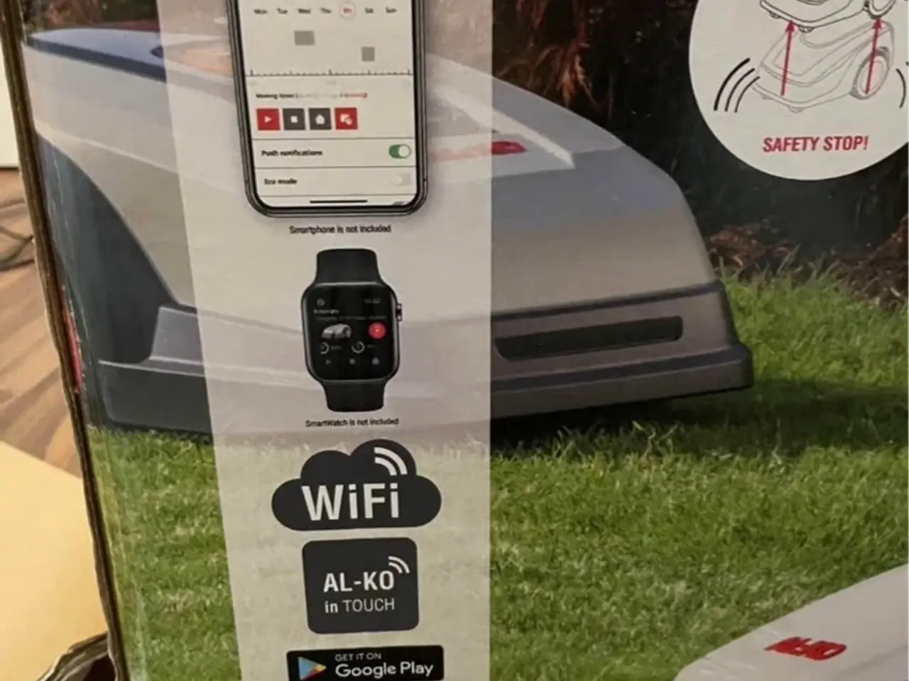 Billede 2 - AL-KO Robolinho Robotplæneklipper 500 m² med garag