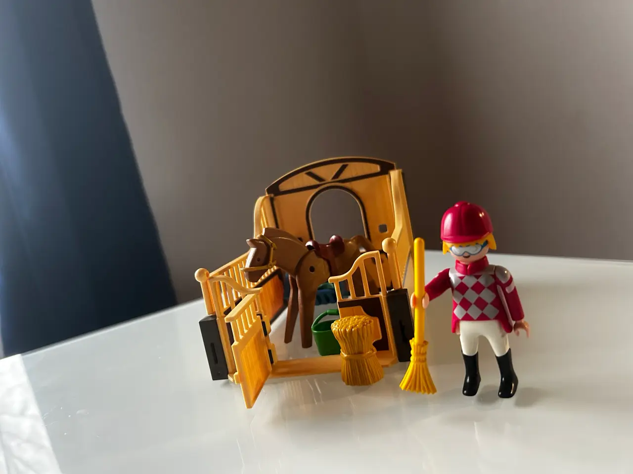Billede 5 - Playmobil heste luftrør med rytter 