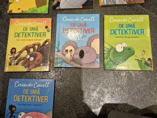 Samlet sæt med 7 bøger i serien De små detektiver