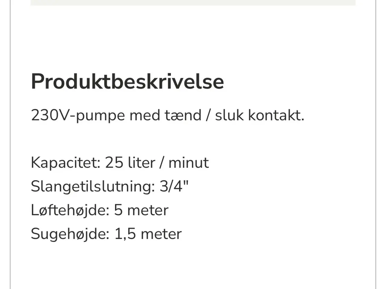 Billede 6 - Adblue pumpe