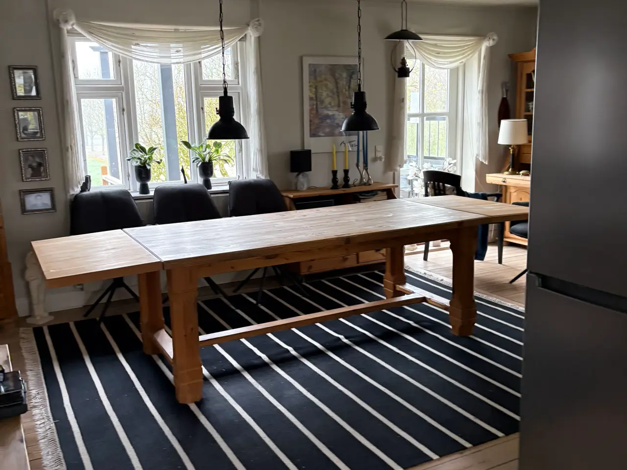Billede 2 - Massiv fyr og 2 tillægsplader på 50 cm pr stk