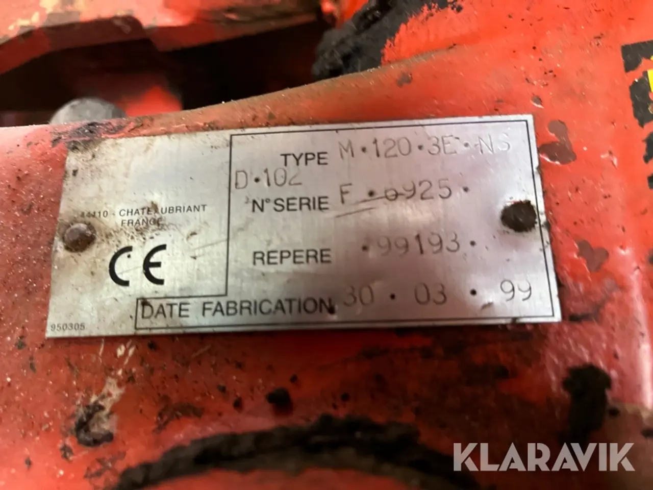 Billede 5 - Plov Kuhn Master 120 3E NS D102