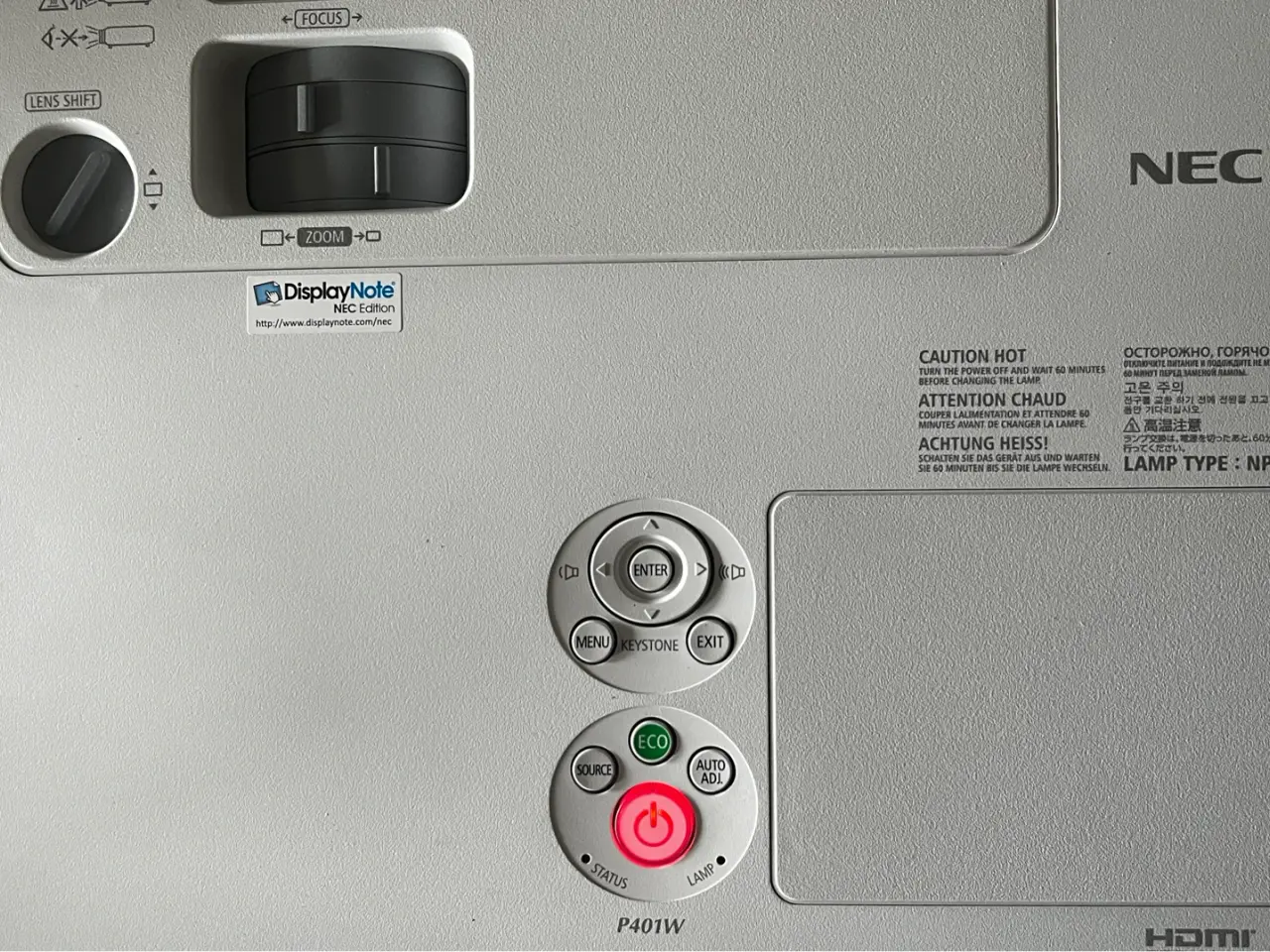 Billede 2 - NEC NP-P401WG professionel projektor