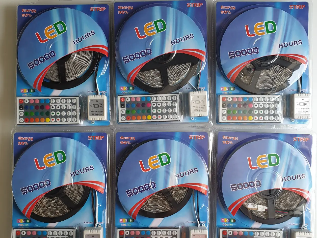 Billede 1 - 5m RGB LED Tape 300 LED + IR Fjernbetjening