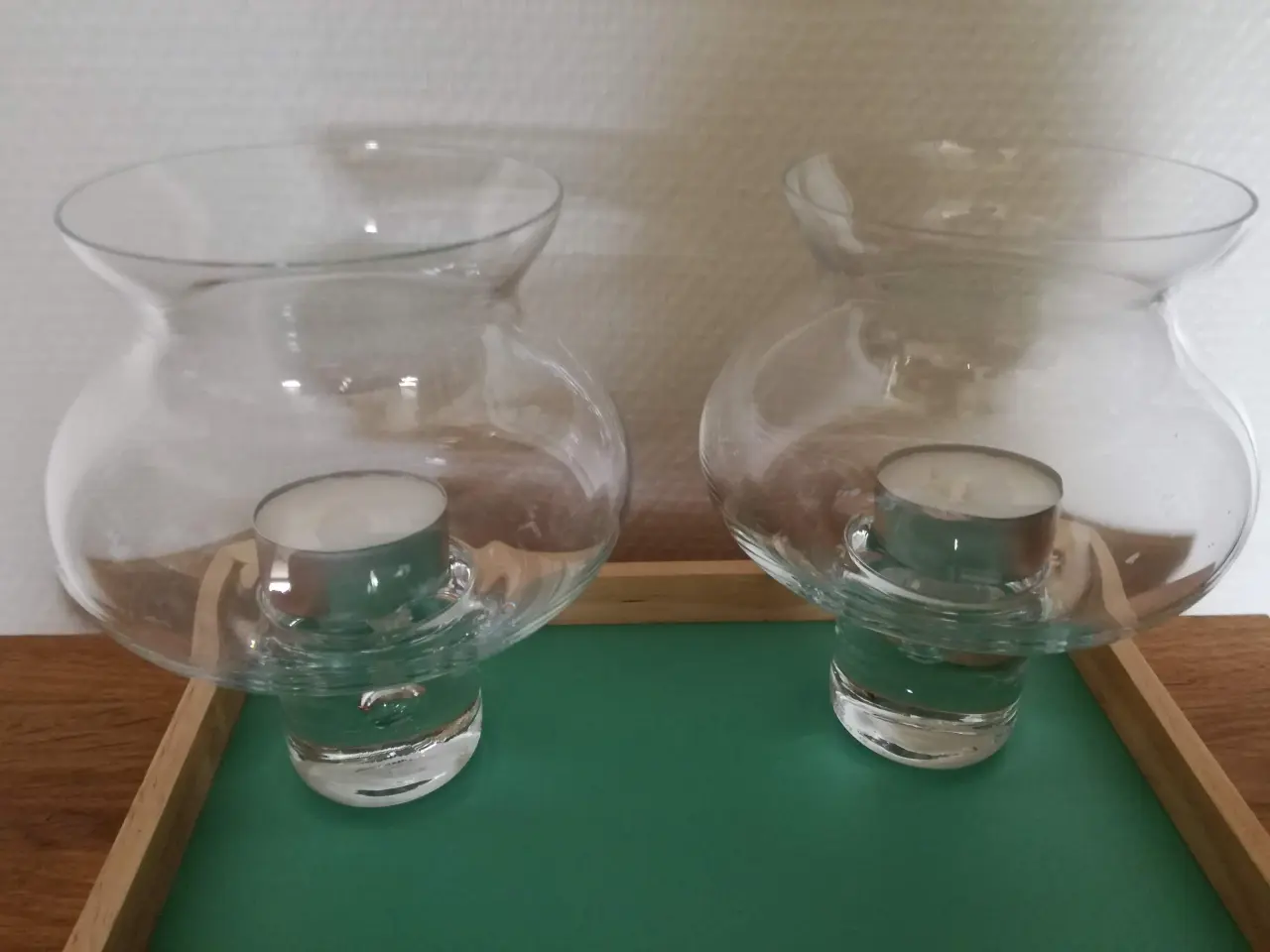 Billede 1 - FYRFADSSKÅLE i glas