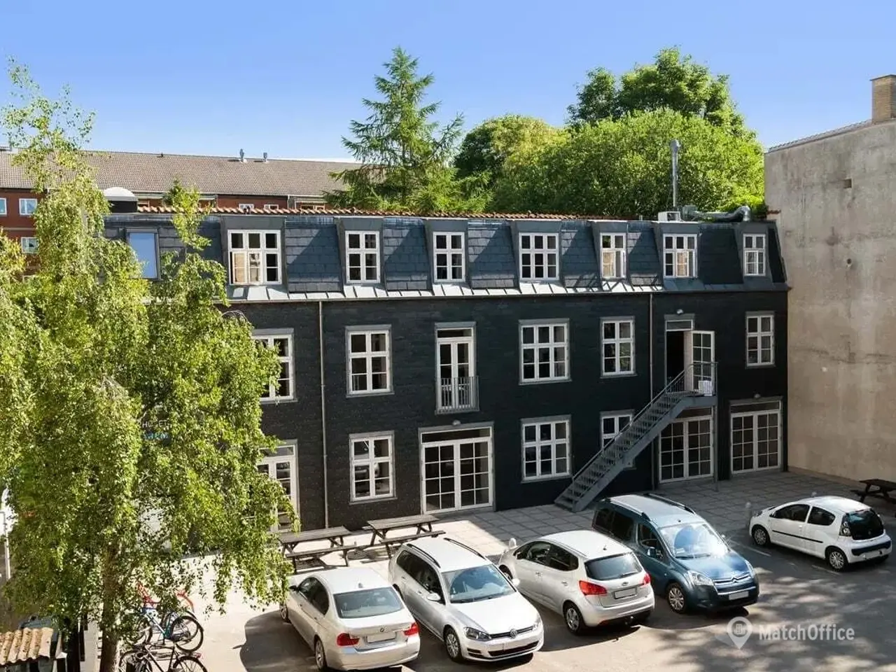 Billede 2 - Fast p-plads i rolig baggård på Frederiksberg
