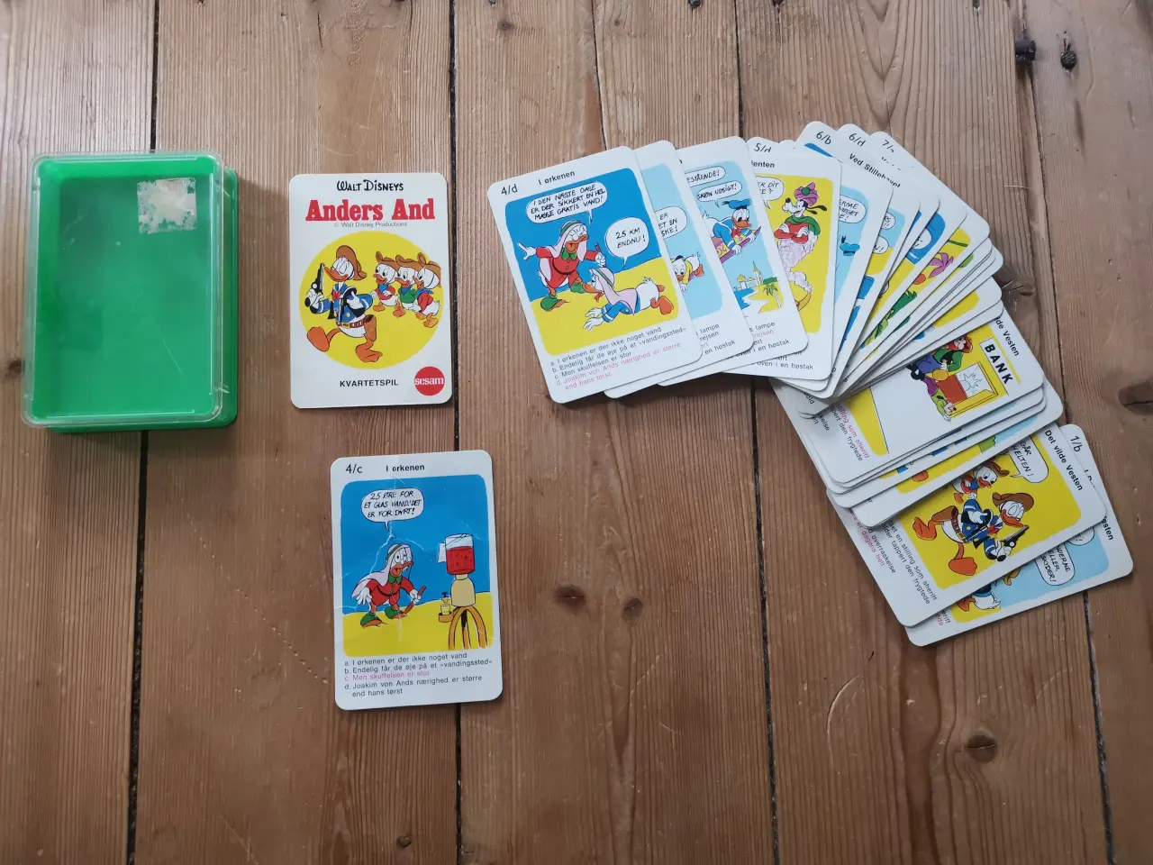 Billede 1 - Walt Disney Anders And Kvartetspil Kortspil