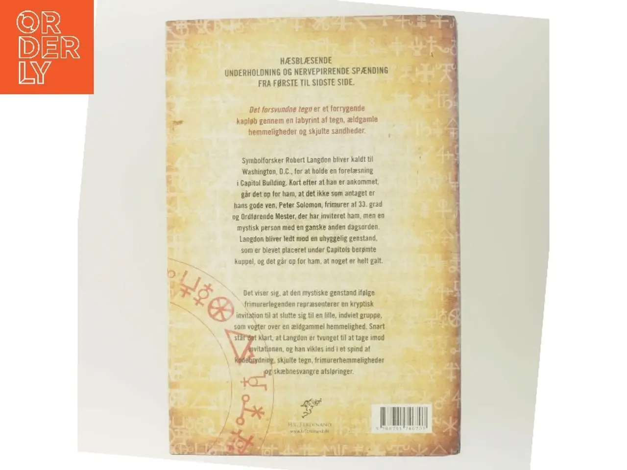 Billede 3 - Det forsvundne tegn af Dan Brown (Bog)