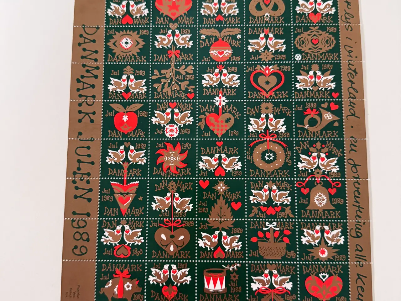 Billede 7 - Julemærkeark 1980-1989