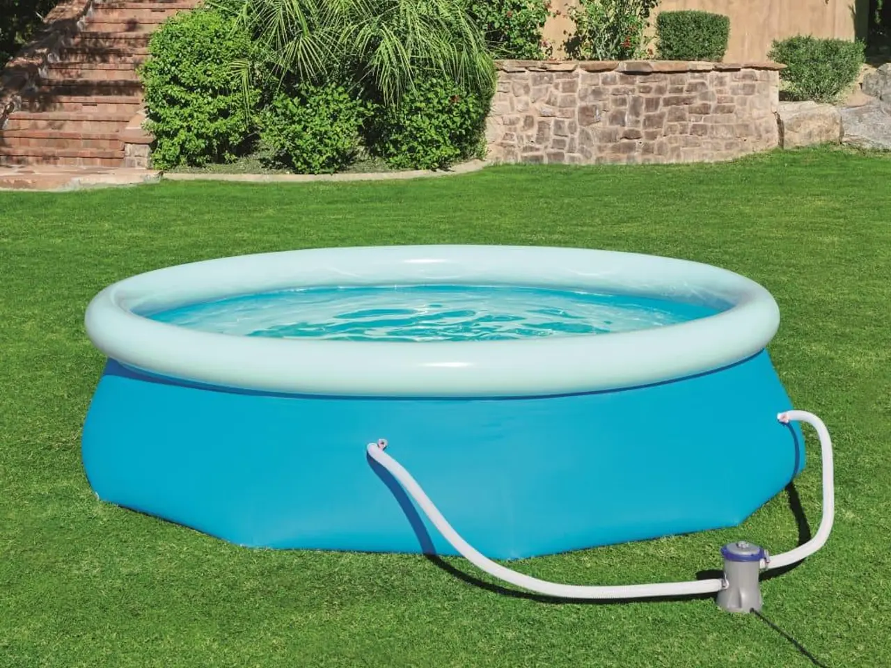 Billede 4 - Bestway Fast Set swimmingpoolsæt 305 × 76 cm - med filterpumpe