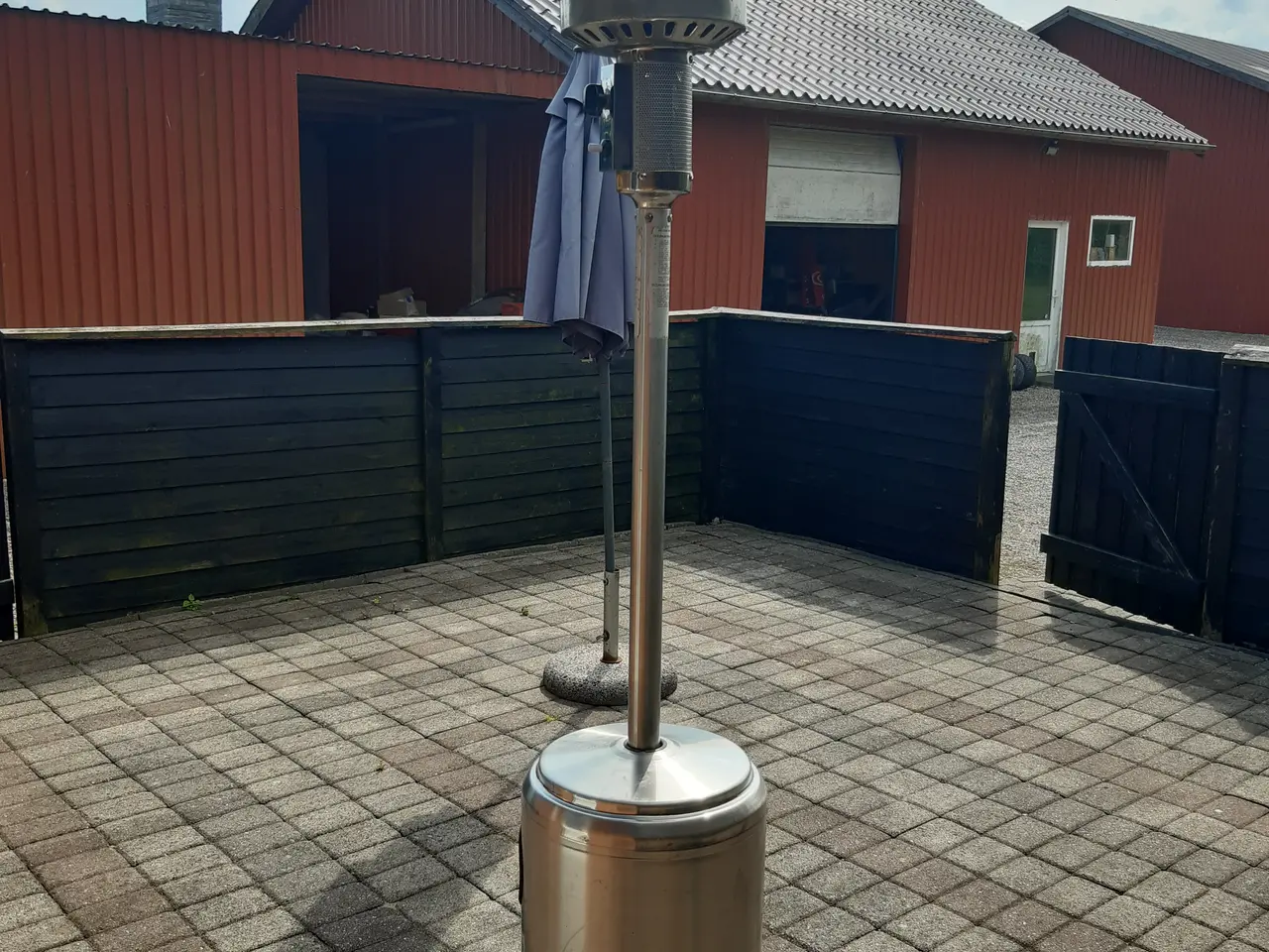 Billede 2 - Terrasse varmer gas bud ønskes