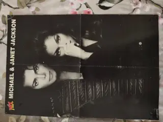 Janet og Michael Jackson plakat 