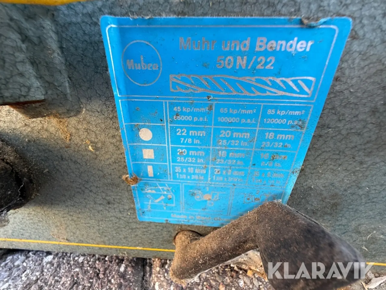 Billede 8 - Hydraulisk jernklipper Mubea 50N/22