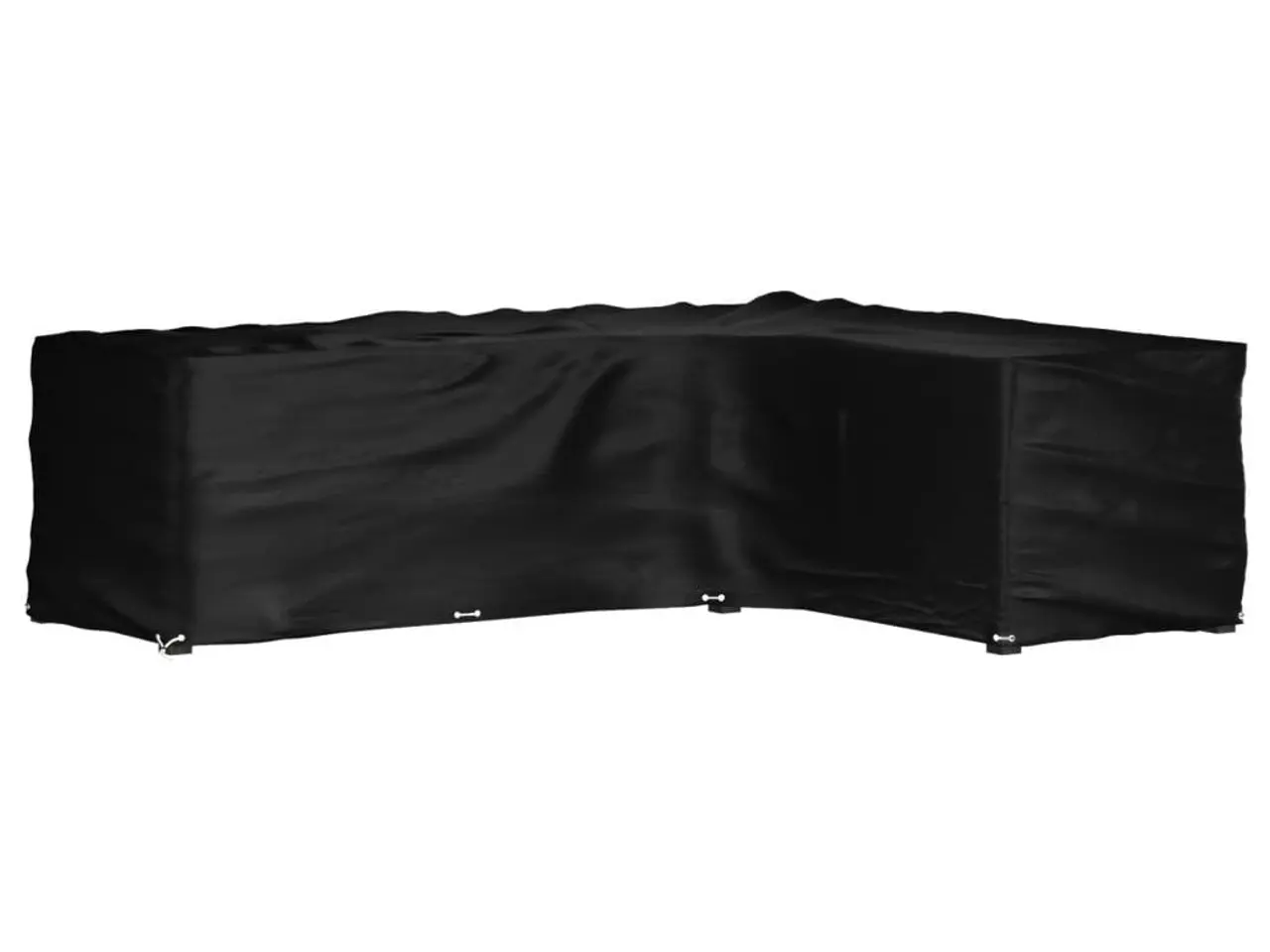 Billede 1 - L-formet havemøbelovertræk 260 x 210 x 80 cm - sort