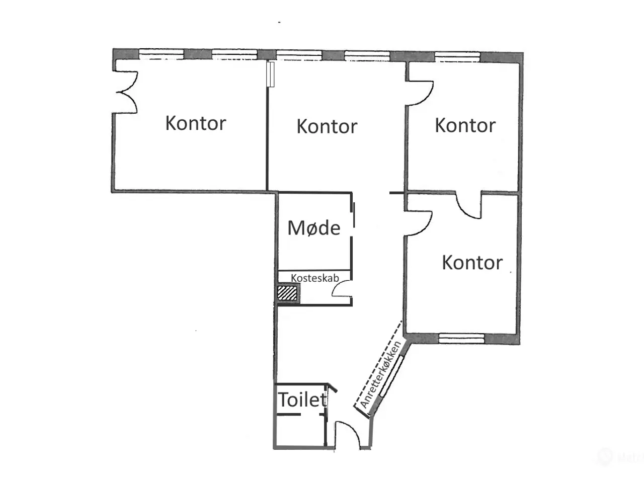 Billede 14 - Kontor- eller kliniklejemål i fredet ejendom ved Storkespringvandet