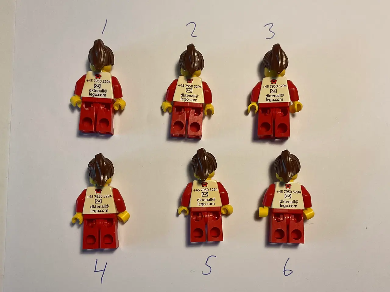 Billede 2 - Tenna Allerslev Lego visitkort