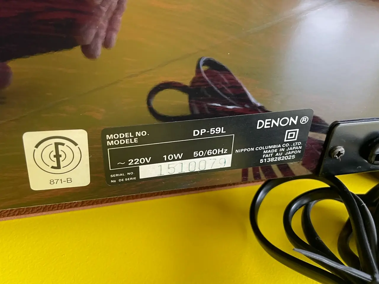 Billede 8 - Denon DP-59L pladespiller