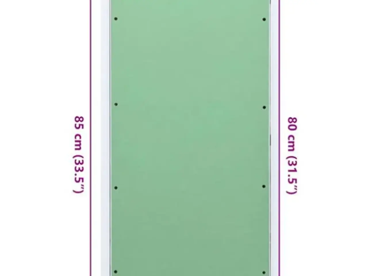 Billede 2 - Adgangspanel 45 x 85 cm Aluminium og gipsplade