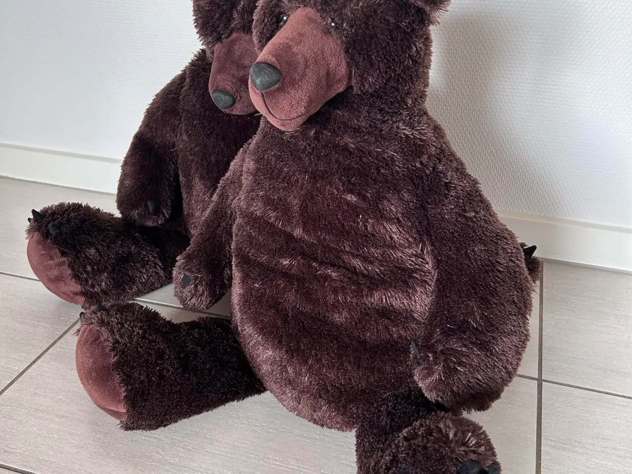 Billede 2 - Plysbamse - kæmpestor bjørn, 2 stk.