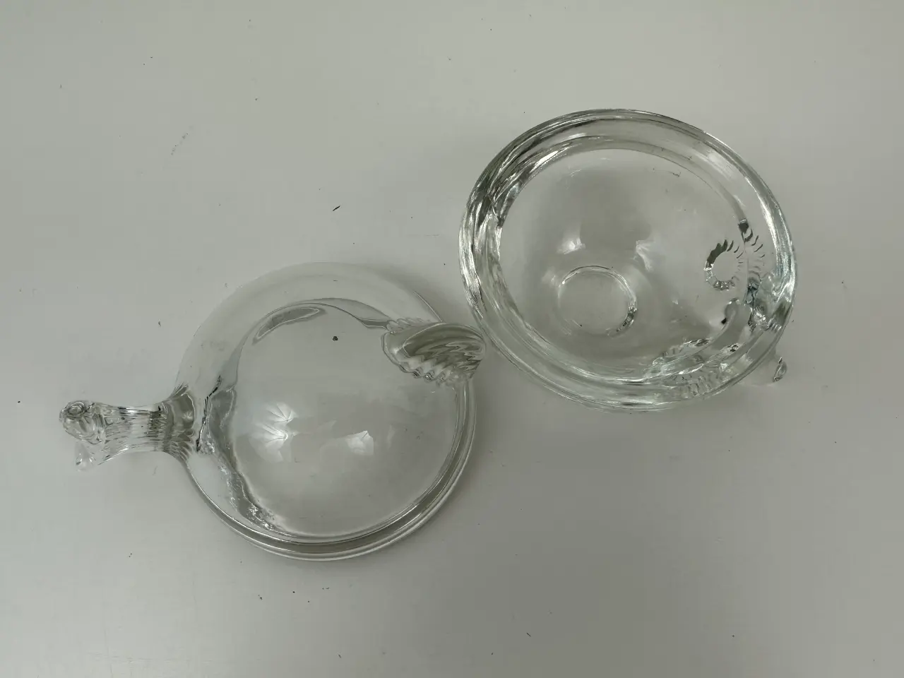 Billede 8 - Vintage glasskål/ fisk