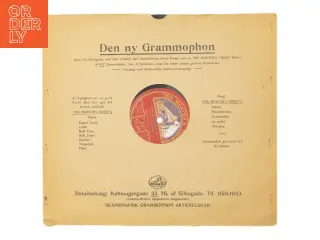 Gammel Grammofonplade (str. 33 x 29 cm)