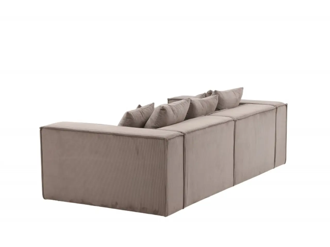 Billede 9 - Gillholmen 3 personers Sofa  - Brun Fløjl