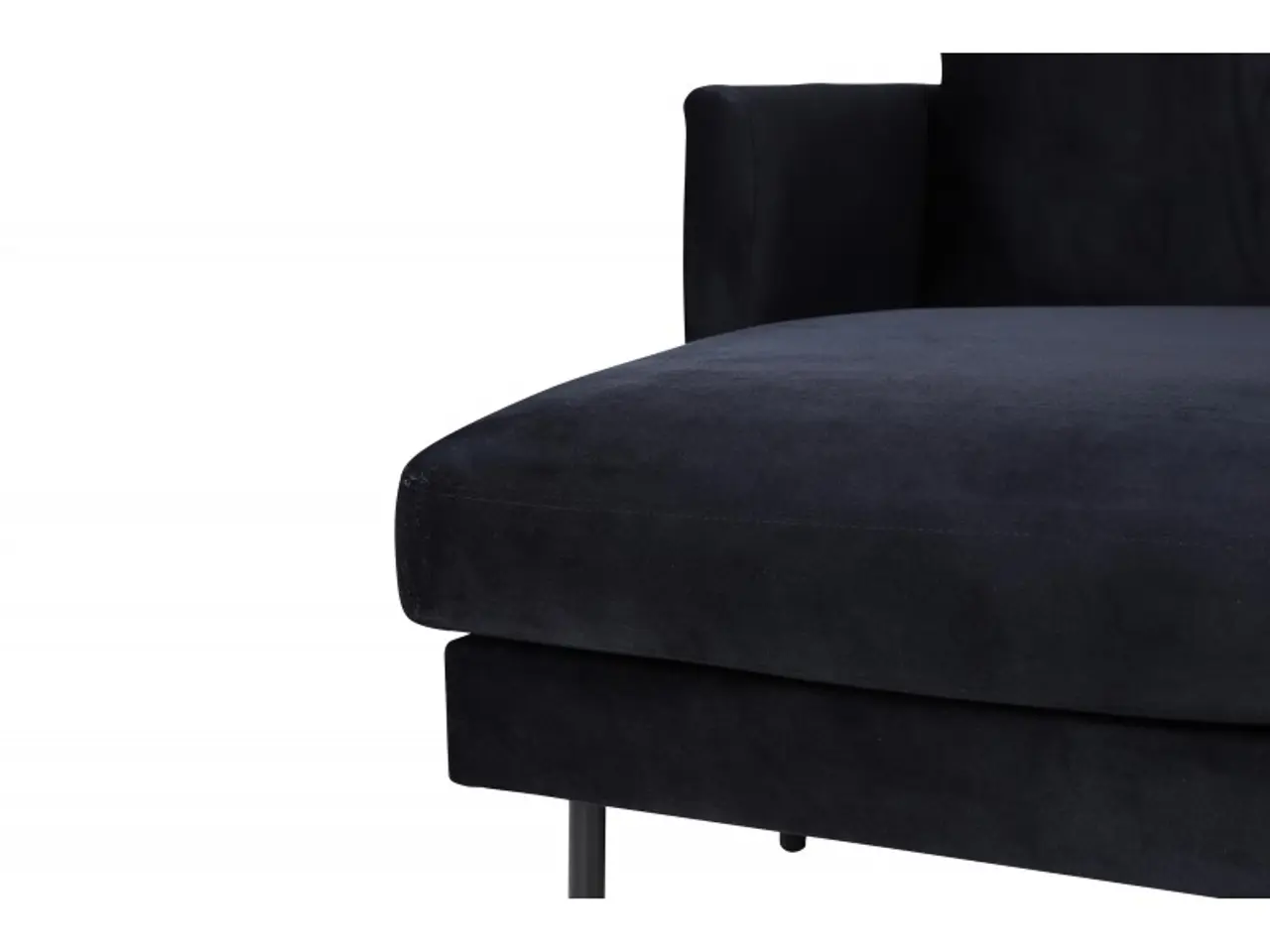 Billede 7 - Zoom U-Sofa - Sort Velour