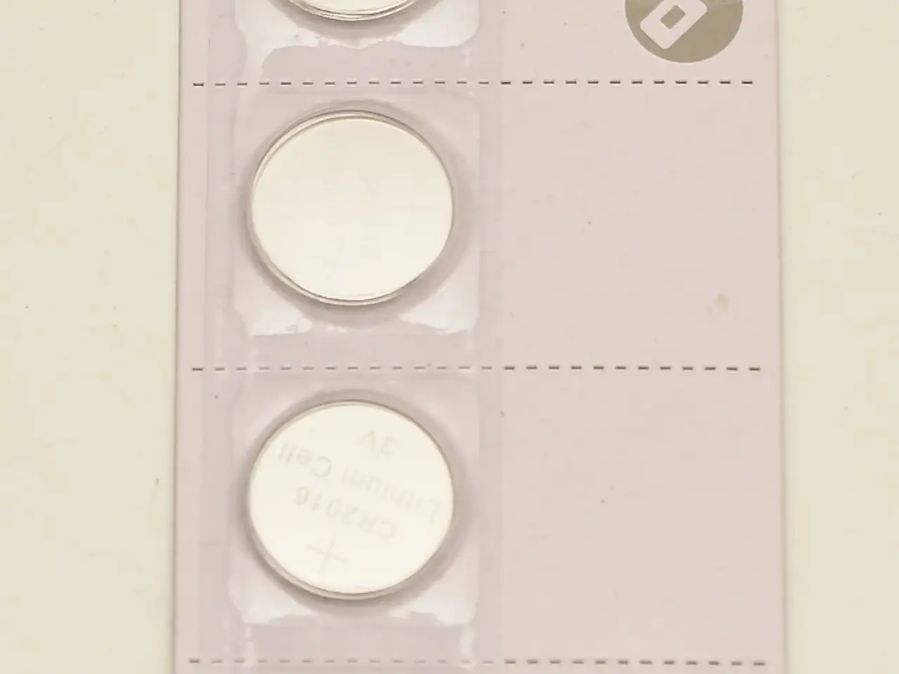 Billede 1 - Knapcellebatterier 5 stk CR 2016