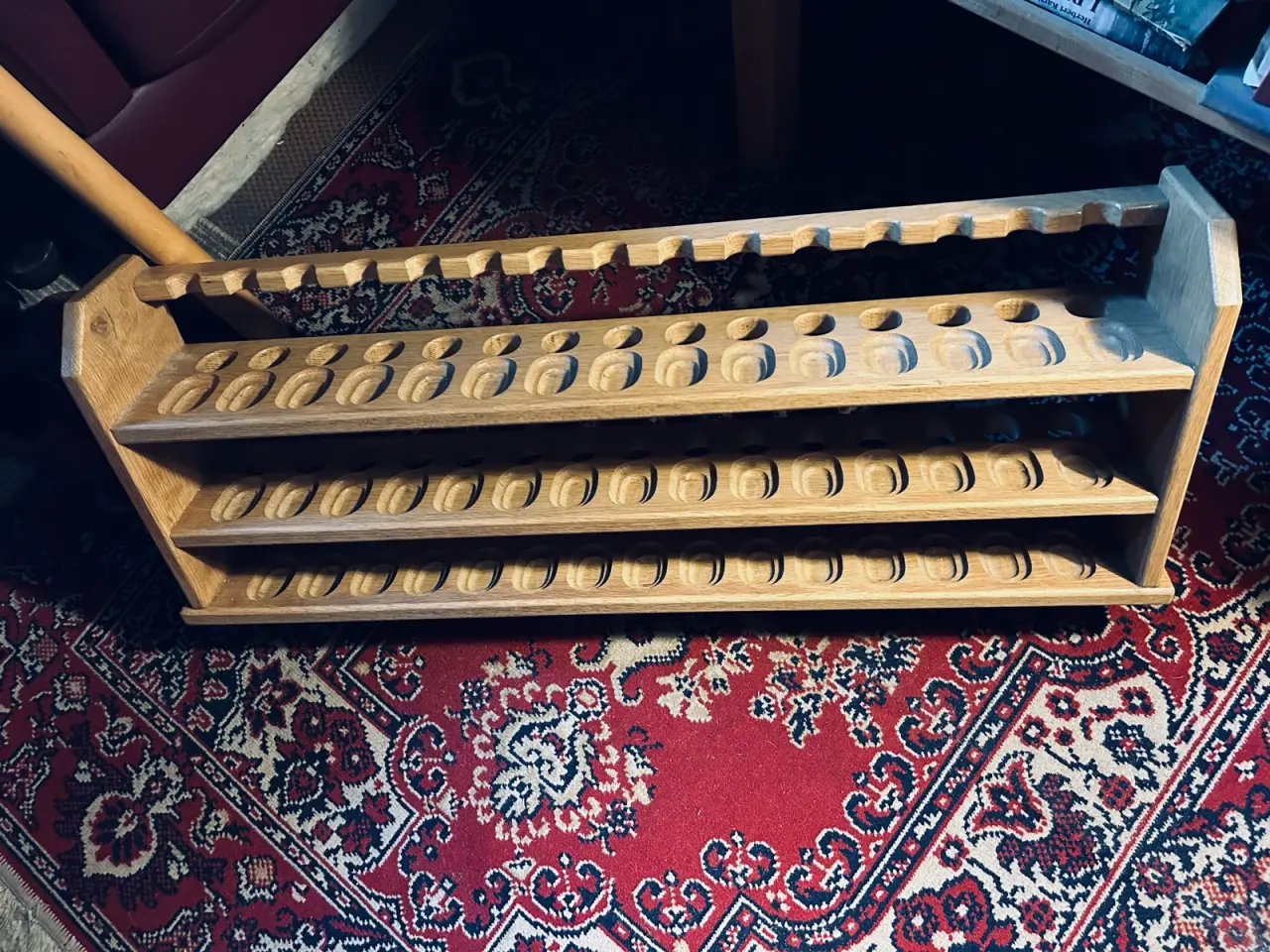 Billede 4 - Pibestativ til 45 stk. +tobak og pibelot !
