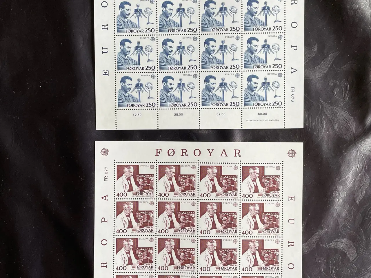 Billede 1 - Færøerne helark afa 78-79 - Postfriske