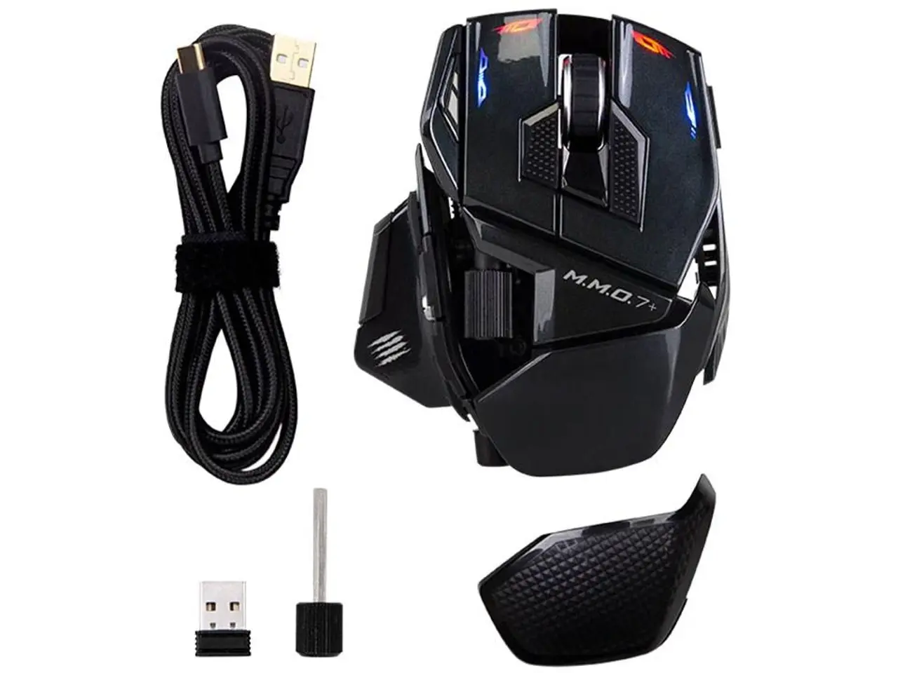 Billede 2 - Gamingmus Mad Catz M.M.O. 7+ - højrehåndet, sort