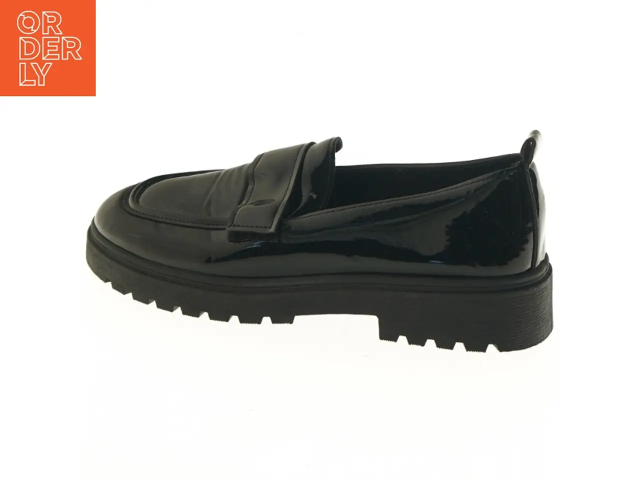 Billede 1 - Sorte lak loafers, størrelse 39