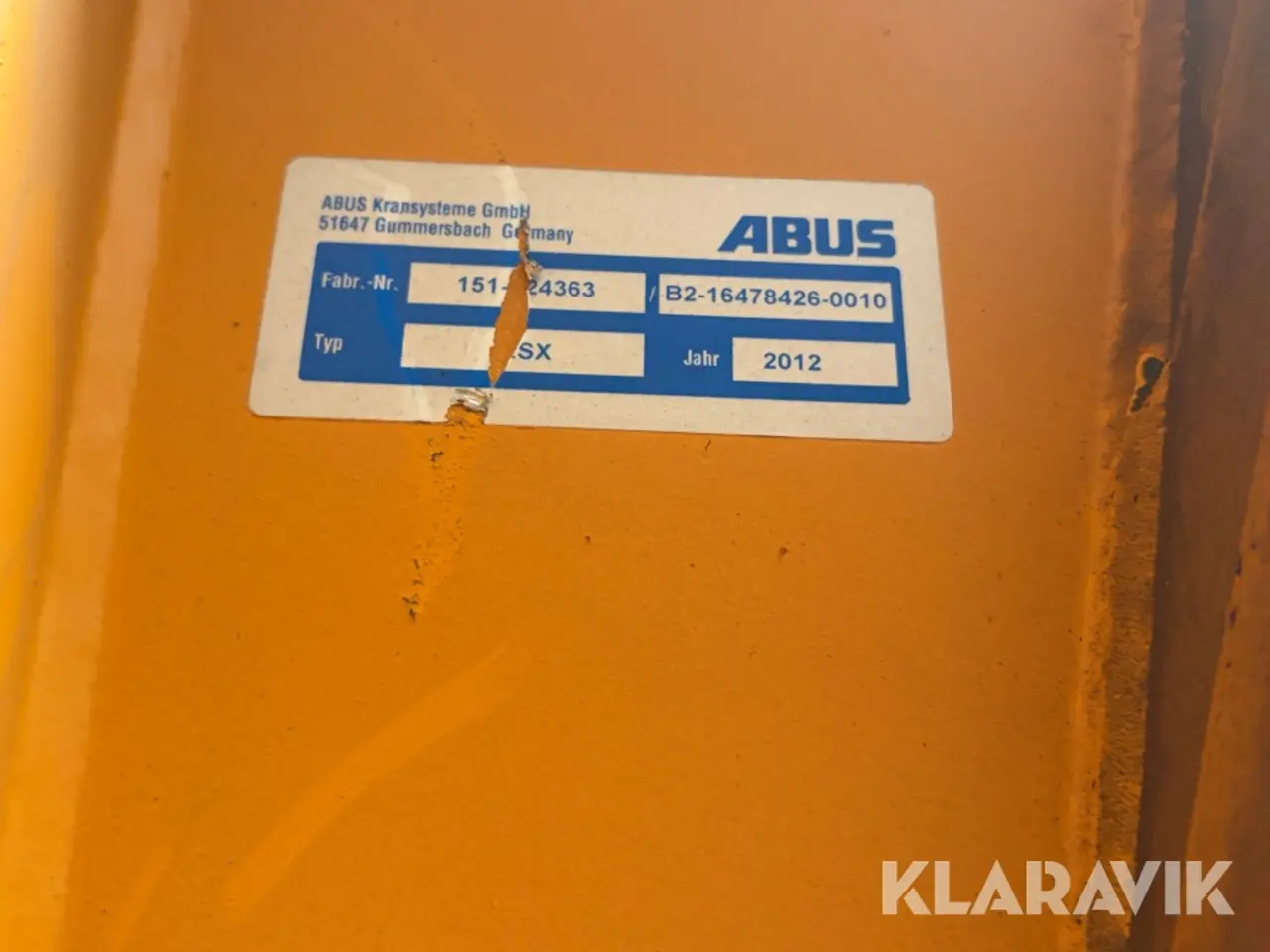 Billede 12 - Søjlekran ABUS LSX