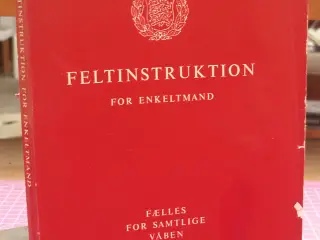 Feltinstruktion for enkeltmand 1960