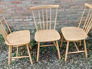 Retro-pindestole. 3 stk.