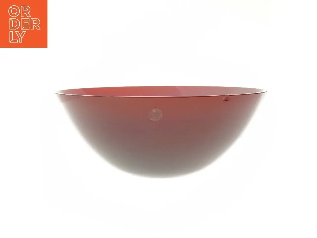Billede 1 - Holmegaard glas skål (str. Ø 30,5 cm)