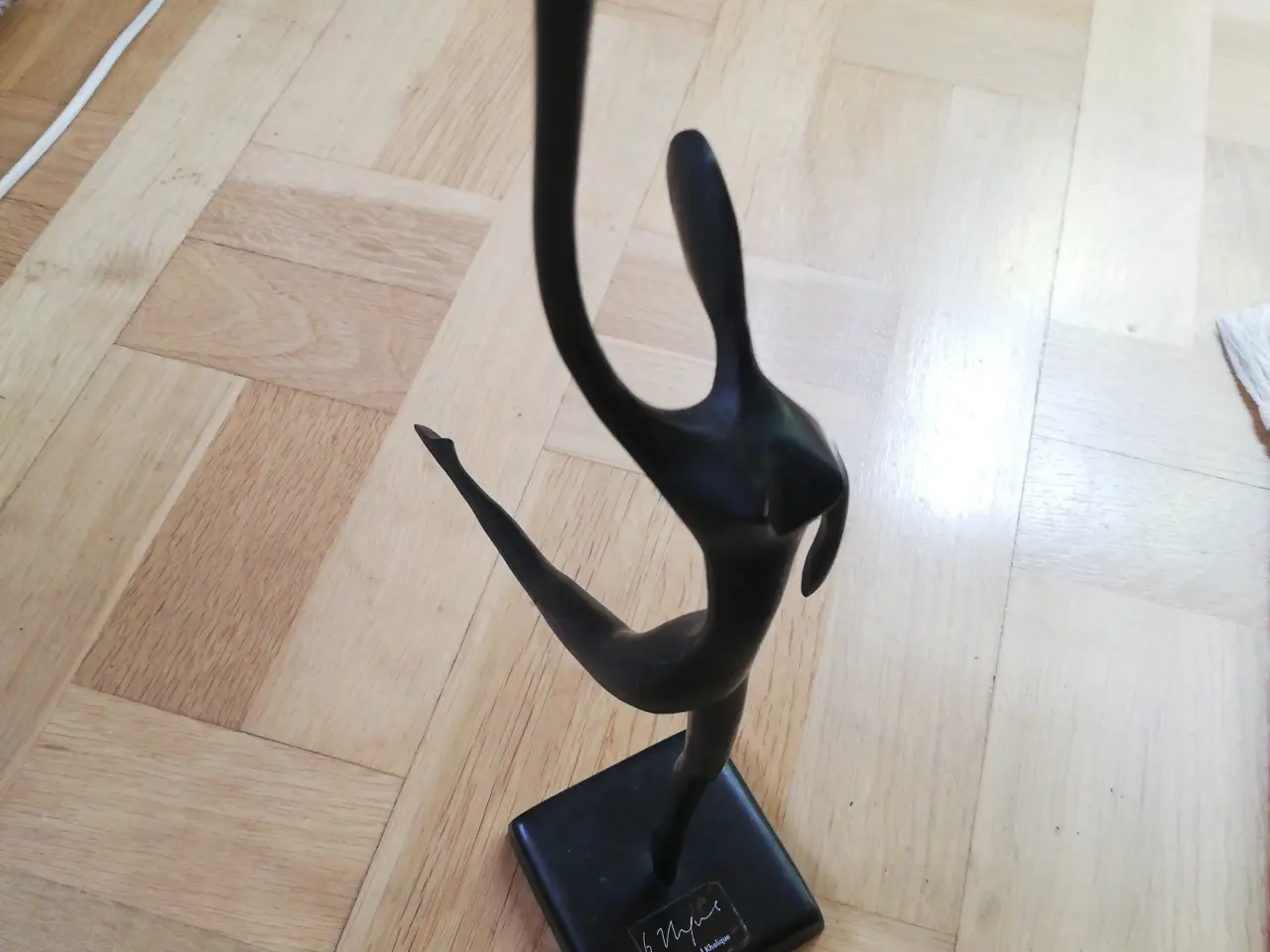 Billede 1 - Bodrul Khalique, broncefigurer 2 stk. 
