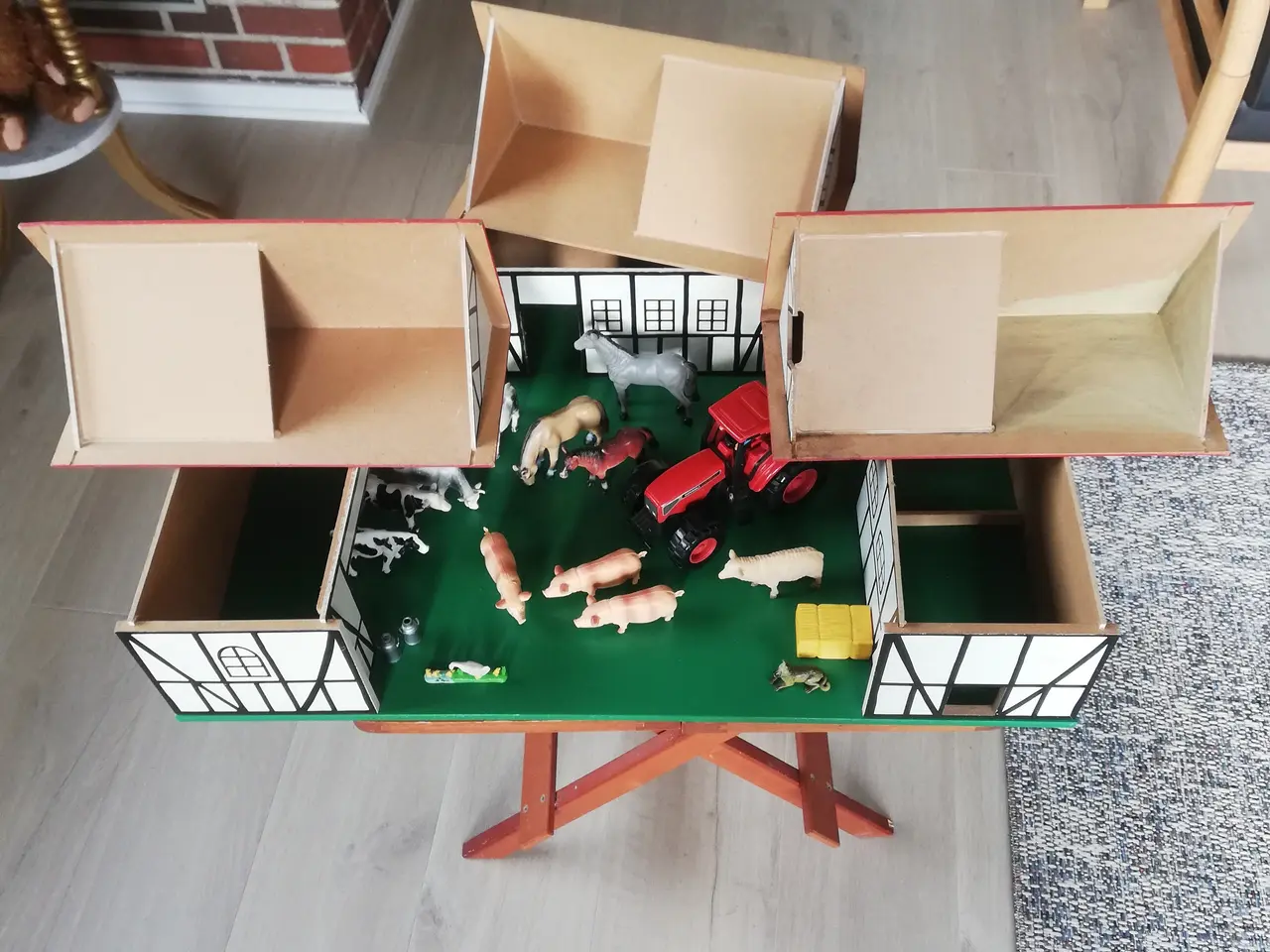 Billede 3 - Bondegård Top Toy med dyr og traktor